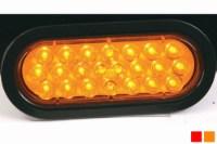 Picture of 6" Oval Amber LED Warning Light