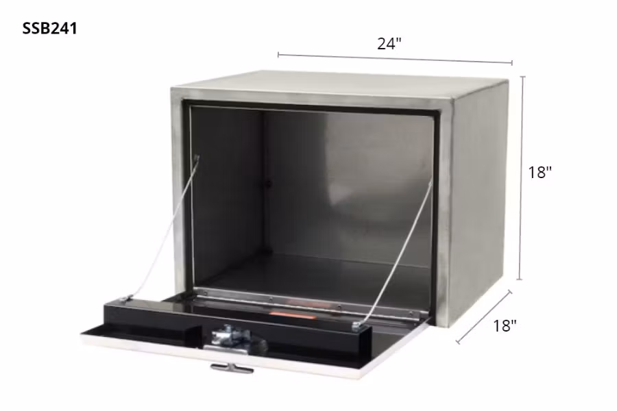 Picture of Buyers Polished Stainless Steel Underbody Toolbox