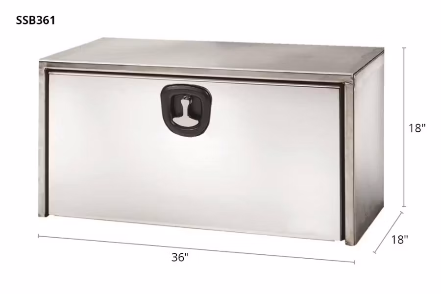 Picture of Buyers Polished Stainless Steel Underbody Toolbox