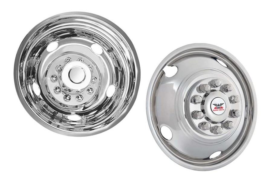 Picture of Phoenix Stainless Steel 19.5" Wheel Simulators Chevy/GMC 1975-2003 P-30Chassis and 1990-2003 3500HD