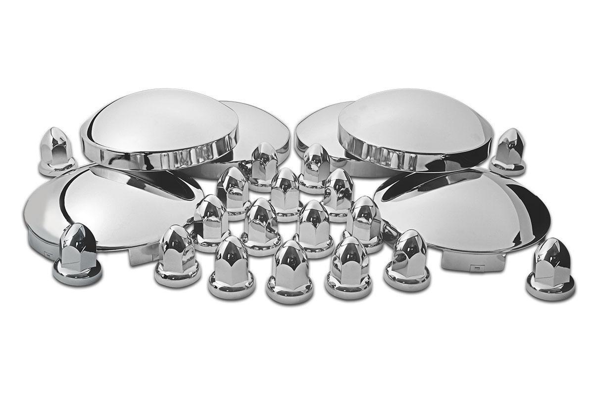 Chrome Metal Dome Hubcap