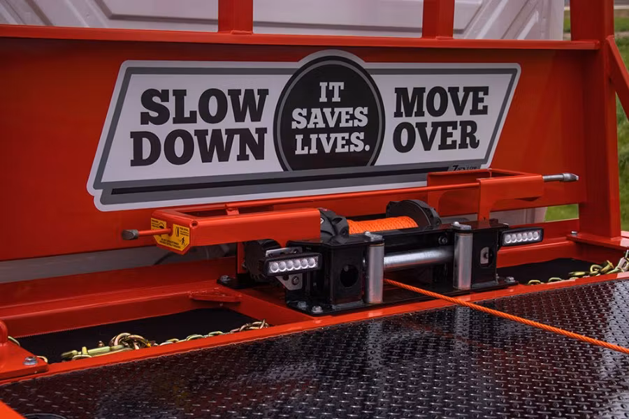 Picture of Zip's Custom "Ditch Side" Winch Drum Release for Carriers