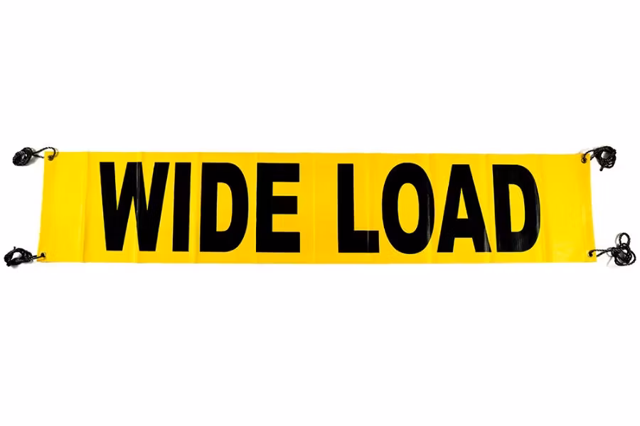 Picture of Zip's Wide/Oversize Load Banner