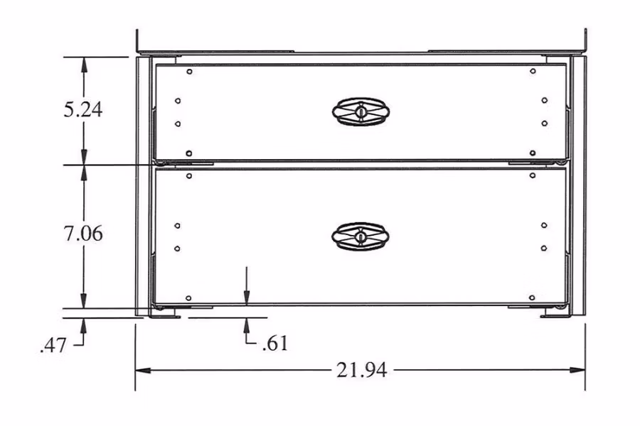 Picture of Stellar 2 Drawer Steel Toolbox Systems