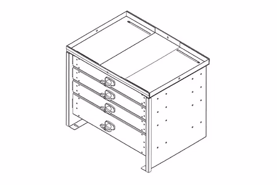 Picture of Stellar 4 Drawer Steel Toolbox Systems