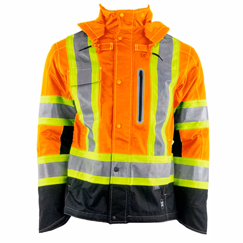 Picture of Tough Duck Safety Waterproof/Breathable Midweight Fleece Lined Jacket