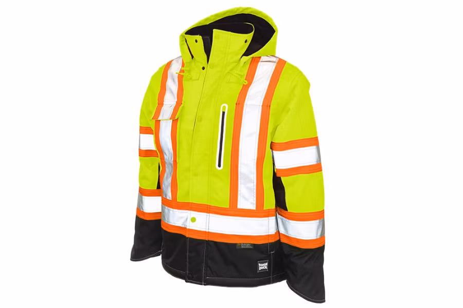 Picture of Tough Duck Safety Waterproof/Breathable Midweight Fleece Lined Jacket