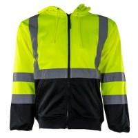Kishigo Class 3 Full-Zip Hooded Sweatshirt