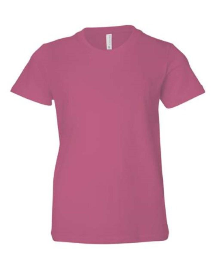 BELLA + CANVAS Youth Jersey Tee Feature Close-up