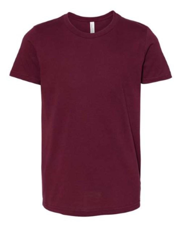 BELLA + CANVAS Youth Jersey Tee Perspective View