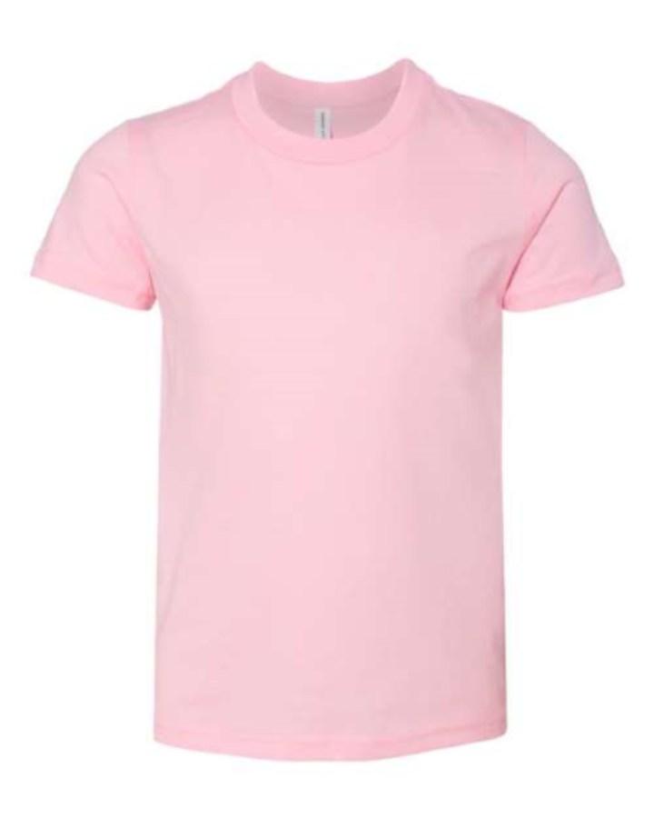 BELLA + CANVAS Youth Jersey Tee Close Up Detail