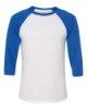 Picture of BELLA + CANVAS 3/4 Sleeve Baseball Tee