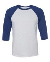 Picture of BELLA + CANVAS 3/4 Sleeve Baseball Tee