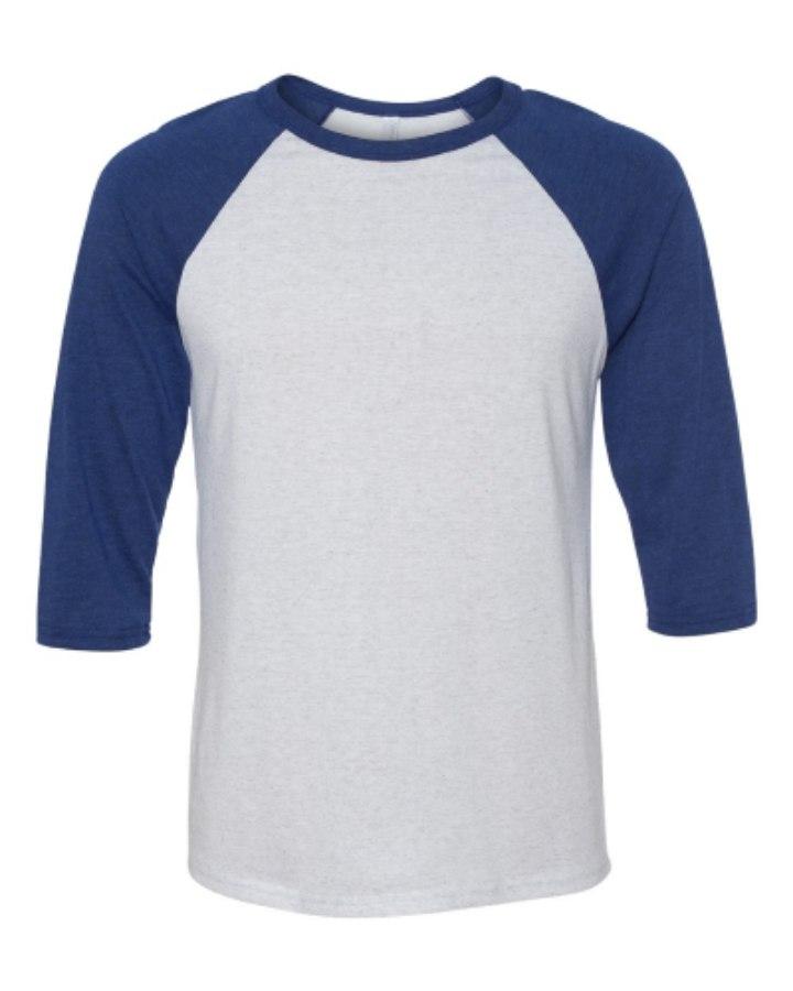 Picture of BELLA + CANVAS 3/4 Sleeve Baseball Tee