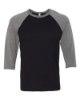 Picture of BELLA + CANVAS 3/4 Sleeve Baseball Tee