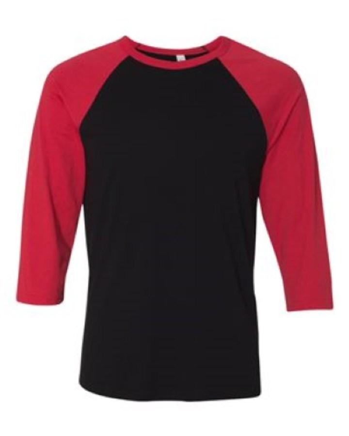 BELLA + CANVAS 3/4 Sleeve Baseball Tee Additional view