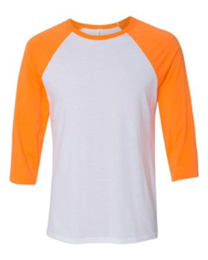 Picture of BELLA + CANVAS 3/4 Sleeve Baseball Tee