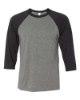 Picture of BELLA + CANVAS 3/4 Sleeve Baseball Tee