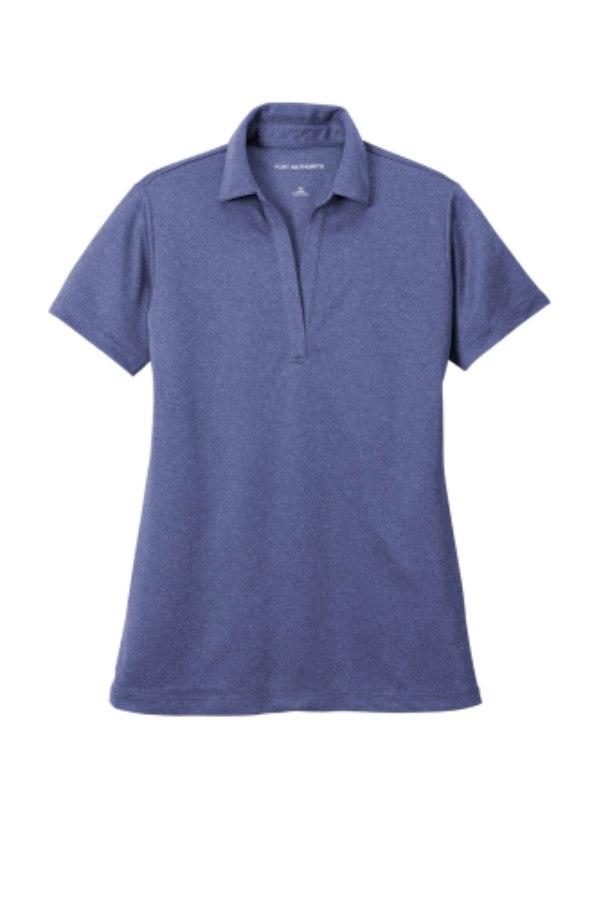 Picture of Port Authority Women's Heathered Silk Touch Performance Polo