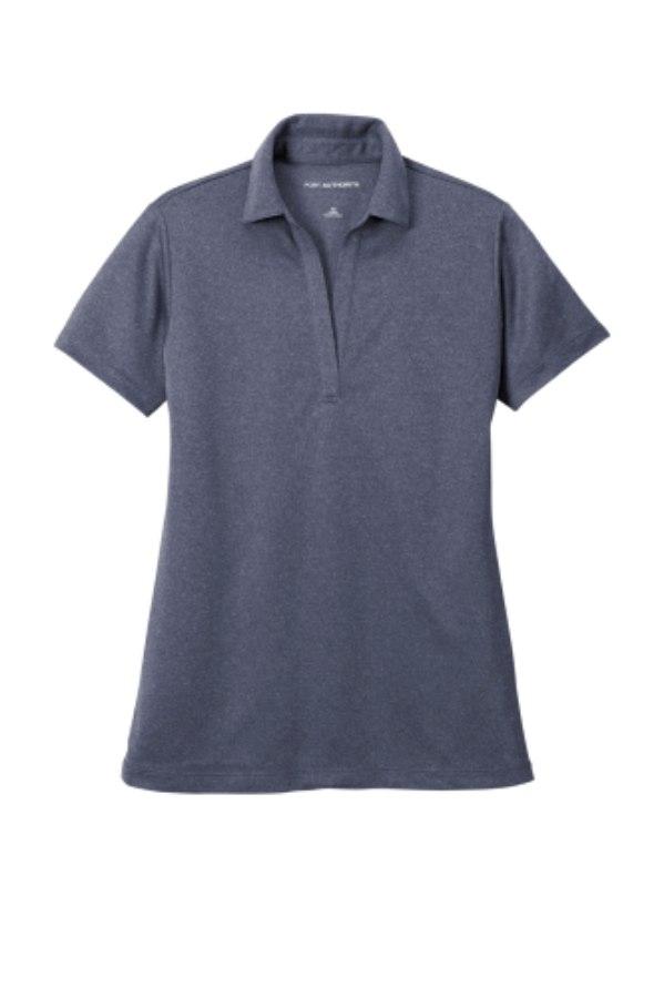 Picture of Port Authority Women's Heathered Silk Touch Performance Polo