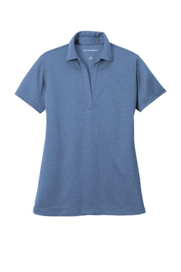 Picture of Port Authority Women's Heathered Silk Touch Performance Polo