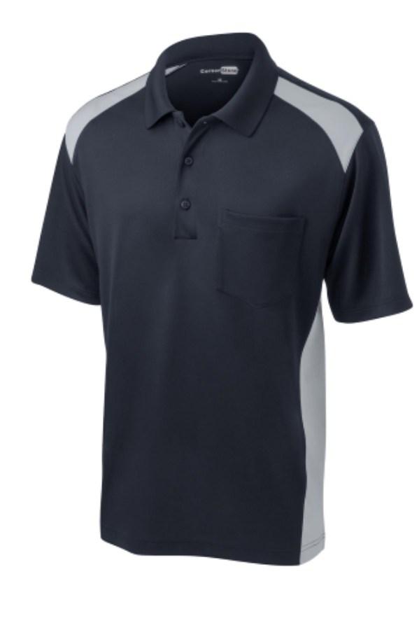 CornerStone Select Snag-Proof Two Way Colorblock PktPolo Additional Angle