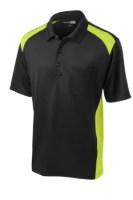 CornerStone Select Snag-Proof Two Way Colorblock PktPolo Feature Close-up