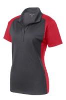 Picture of Sport-Tek Ladies Colorblock Micropique Sport-Wick Polo
