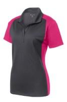 Picture of Sport-Tek Ladies Colorblock Micropique Sport-Wick Polo