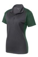Picture of Sport-Tek Ladies Colorblock Micropique Sport-Wick Polo