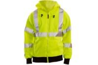 Picture of Tingley Class 3 Black Pocket Full-Zip Hooded Sweatshirt
