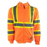 Picture of Tough Duck Safety Unlined Full-Zip Hooded Sweatshirt
