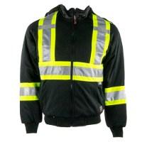 Tough Duck Safety Insulated Full-Zip Hooded Sweatshirt