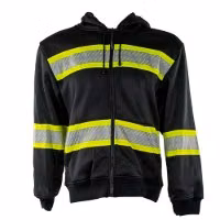 Kishigo Enhanced Visibility Heavyweight Full-Zip Hooded Sweatshirt