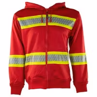 Picture of Kishigo Enhanced Visibility Heavyweight Full-Zip Hooded Sweatshirt