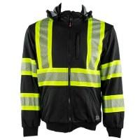 Tough Duck Safety Thermal Lined Safety Zip-Up Hoodie