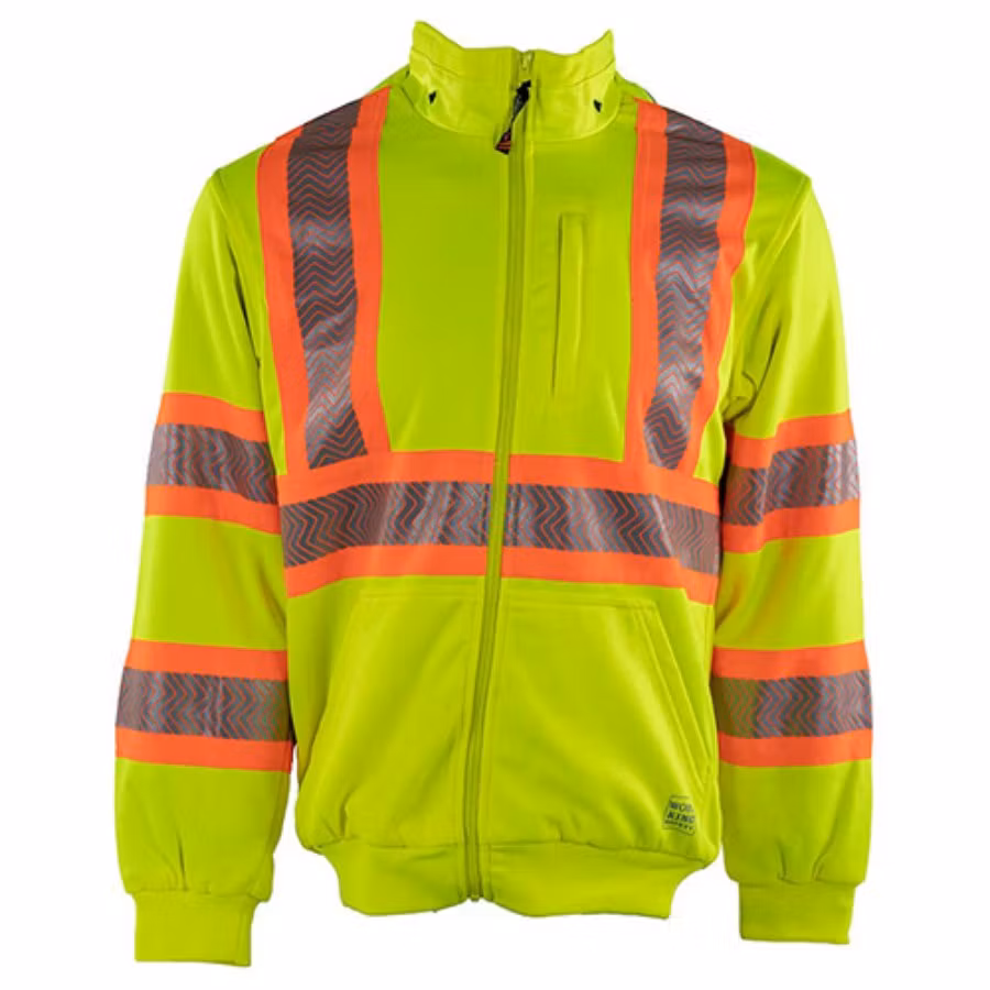 Picture of Tough Duck Safety Thermal Lined Safety Zip-Up Hoodie