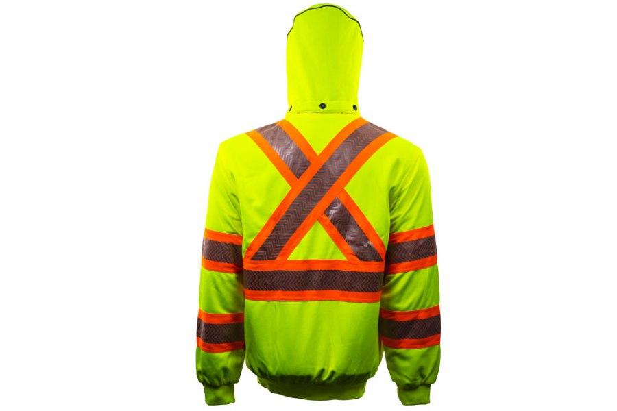 Picture of Tough Duck Safety Thermal Lined Safety Zip-Up Hoodie
