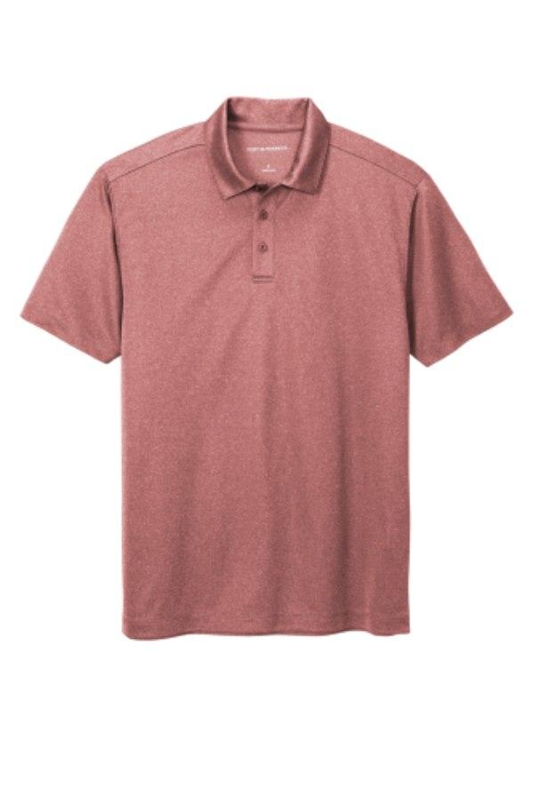 Picture of Port Authority Heathered Silk Touch Perf Polo