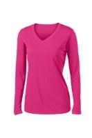 Sport-Tek Ladies Long Sleeve PosiCharge Competitor V-Neck T-Shirt