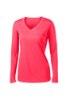 Picture of Sport-Tek Ladies Long Sleeve PosiCharge Competitor V-Neck T-Shirt
