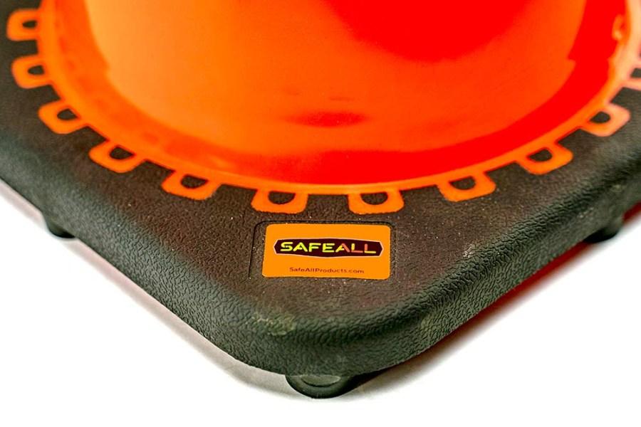 Picture of SafeAll MUTCD Orange Reflective Traffic Cone