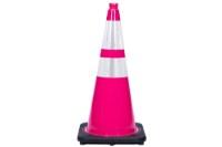 Picture of JBC Revolution Series Colored Reflective Traffic Cone-Dual Reflective Strip