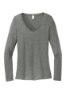 Picture of District Women's Perfect Tri Long Sleeve V-Neck T-Shirt