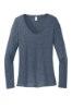Picture of District Women's Perfect Tri Long Sleeve V-Neck T-Shirt