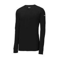 Nike Dri-FIT Cotton/Poly Long Sleeve T-Shirt Additional Angle
