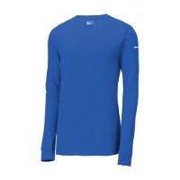 Nike Dri-FIT Cotton/Poly Long Sleeve T-Shirt Feature Close-up
