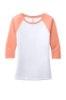 Picture of District Women's Perfect Tri 3/4-Sleeve Raglan T-Shirt