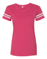 Picture of LAT Women's Football V-Neck Fine Jersey Tee
