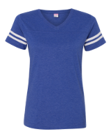 Picture of LAT Women's Football V-Neck Fine Jersey Tee